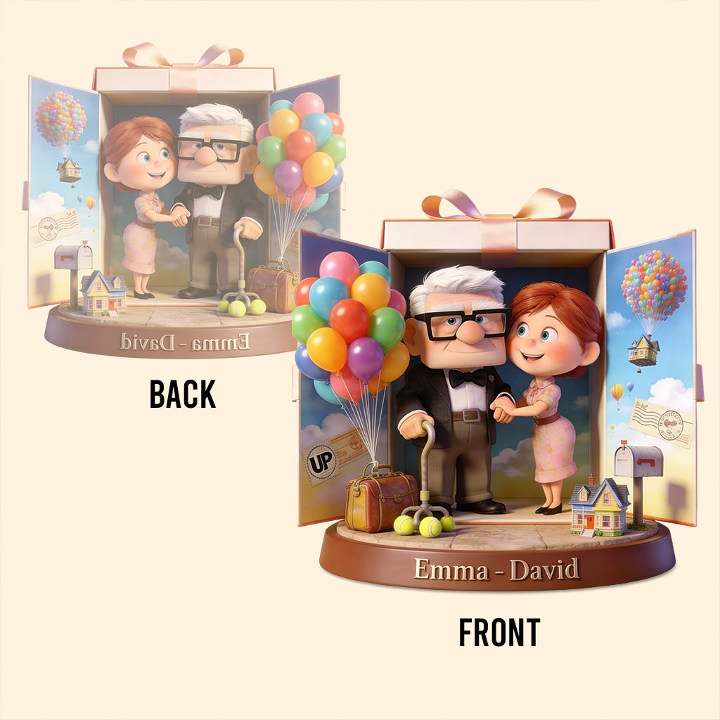 You Are My Greatest Adventure - Personalized Up Movie Couple Custom Shaped Acrylic Plaque
