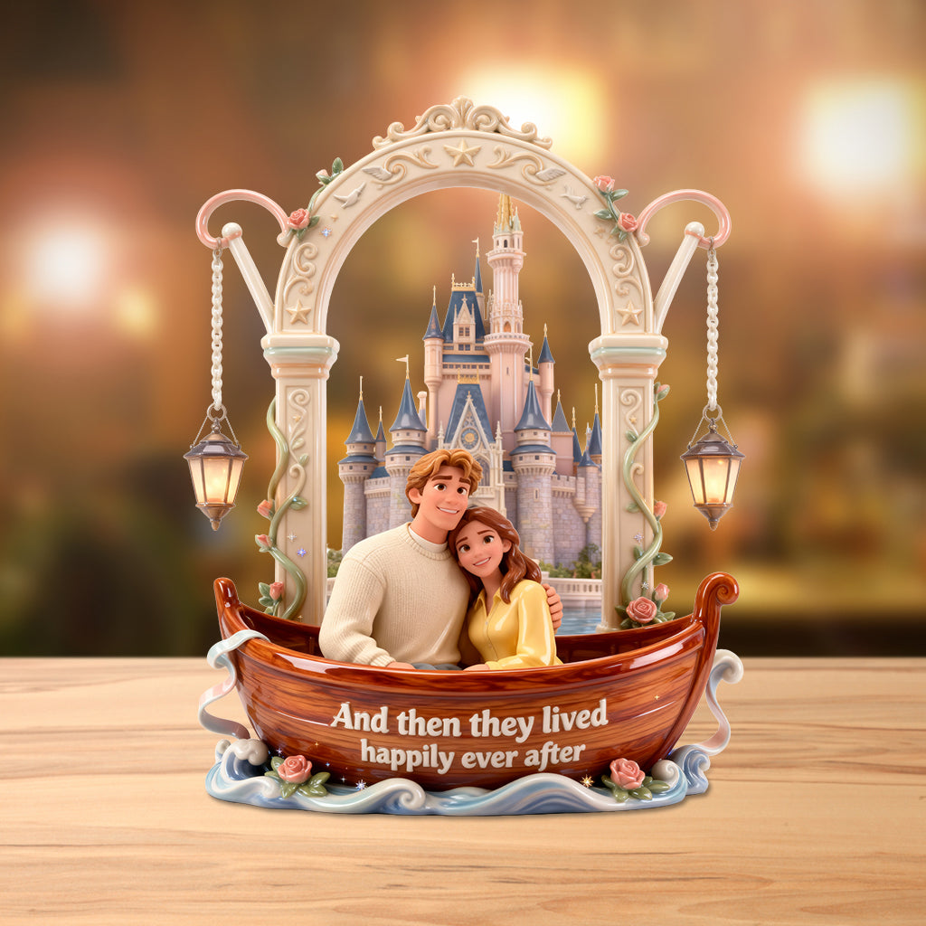 Magic Castle Lovers - Personalized Mouse Custom Shaped Acrylic Plaque