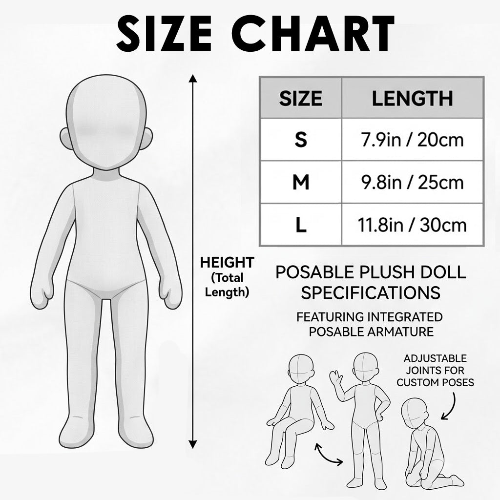 Magical Friend - Personalized Mouse Posable Plush Doll