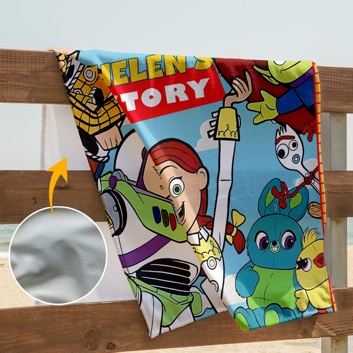 My Story - Personalized Quick-dry Beach Towel/ Bath Towel