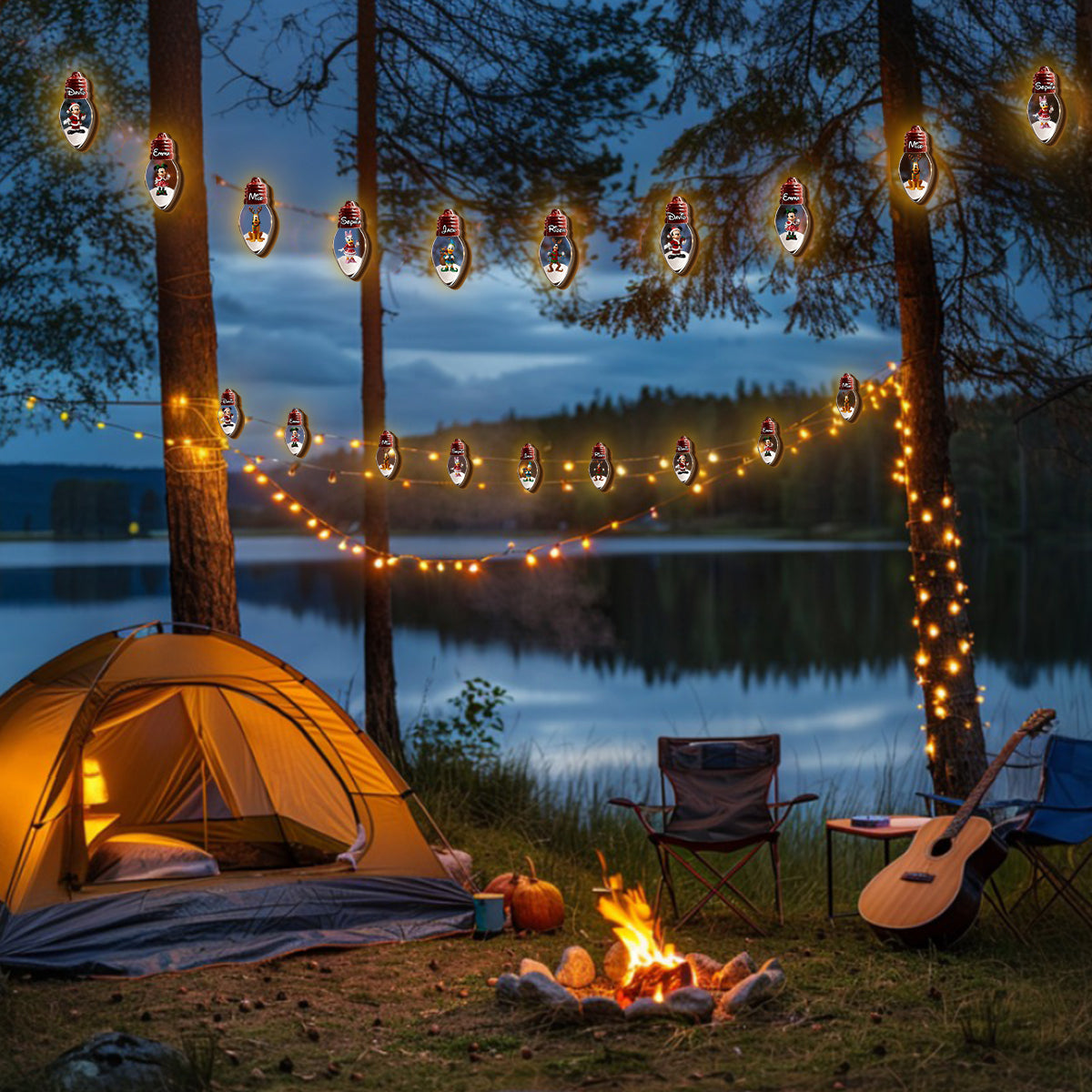 Magical Christmas 2025 - Personalized Mouse String Lights