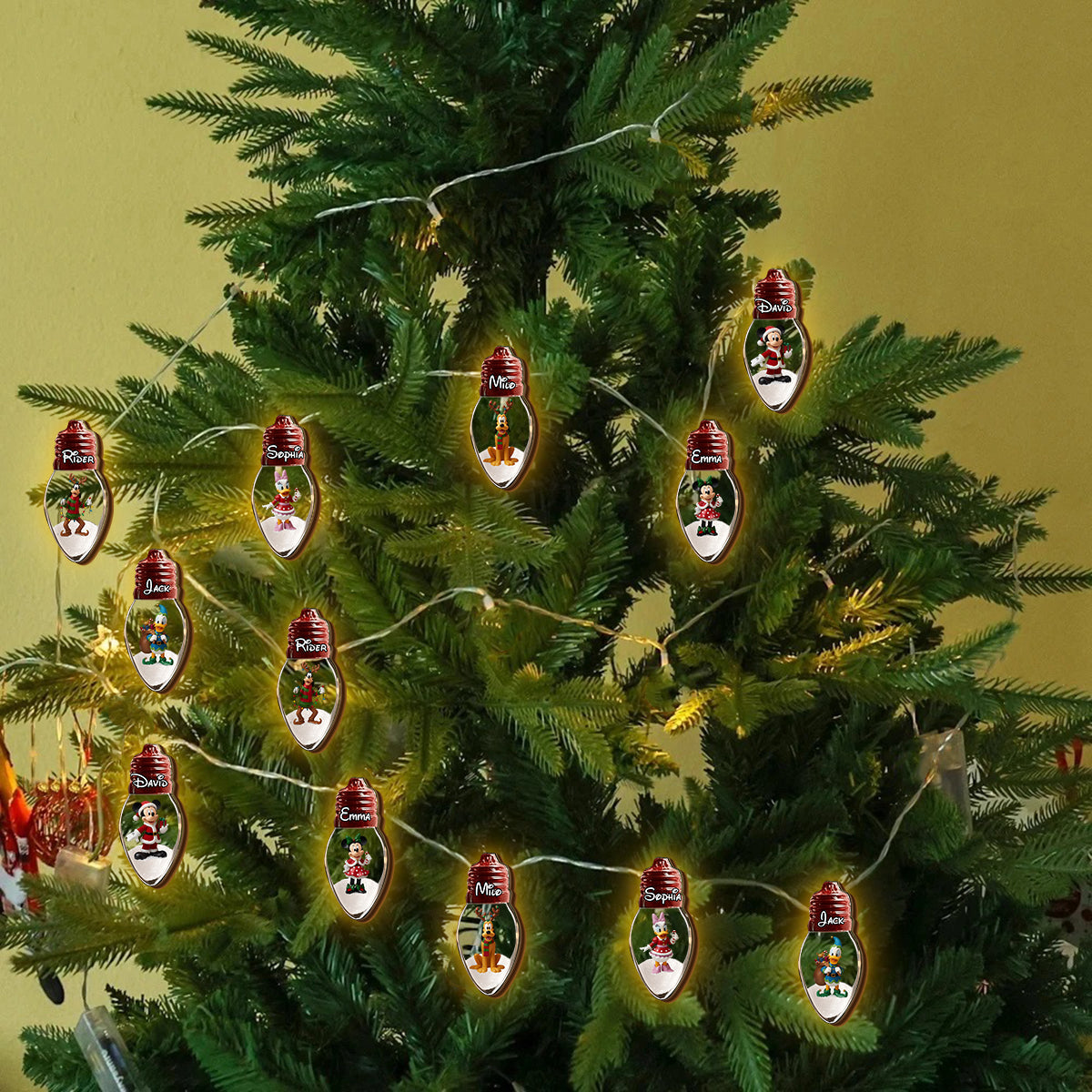 Magical Christmas 2025 - Personalized Mouse String Lights