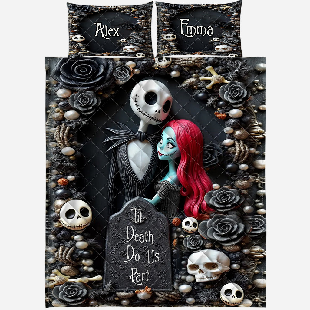 Till Death Do Us Part - Personalized Nightmare Quilt Set