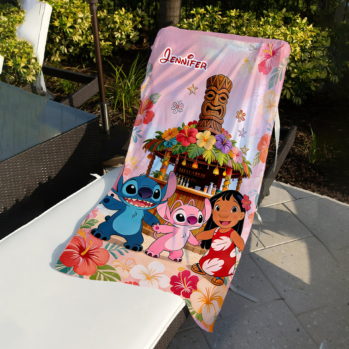 Ohana Vibe - Personalized Ohana Quick-dry Beach Towel/ Bath Towel