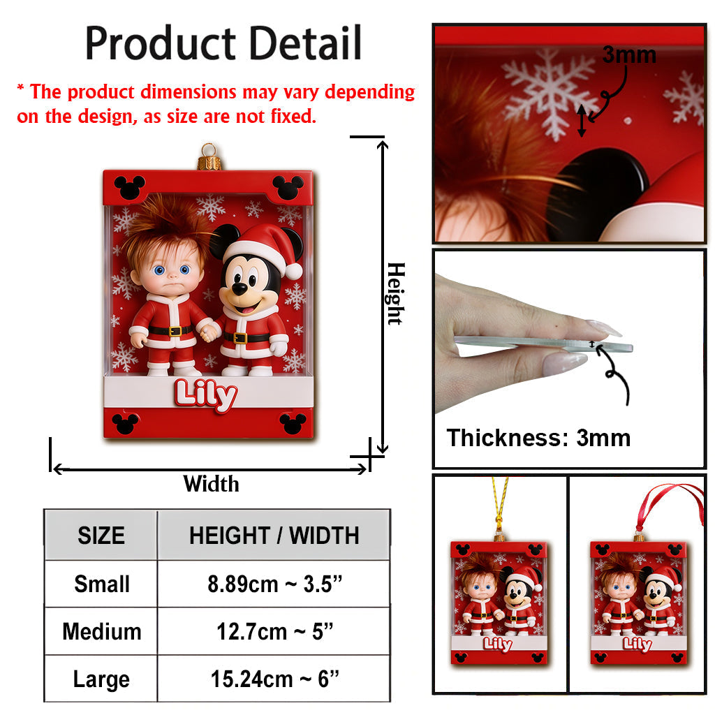Christmas Gift for Kids - Personalized Kid Ornament