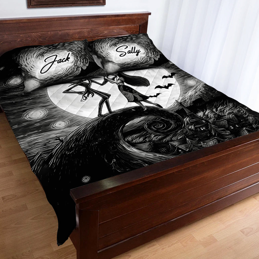 Starry Nightmare With You - Personalized Nightmare Quilt Set