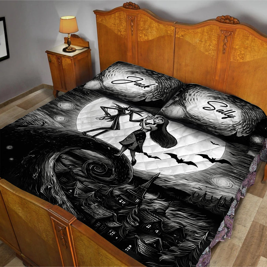 Starry Nightmare With You - Personalized Nightmare Quilt Set