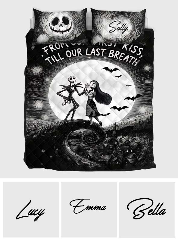 Starry Nightmare With You - Personalized Nightmare Quilt Set
