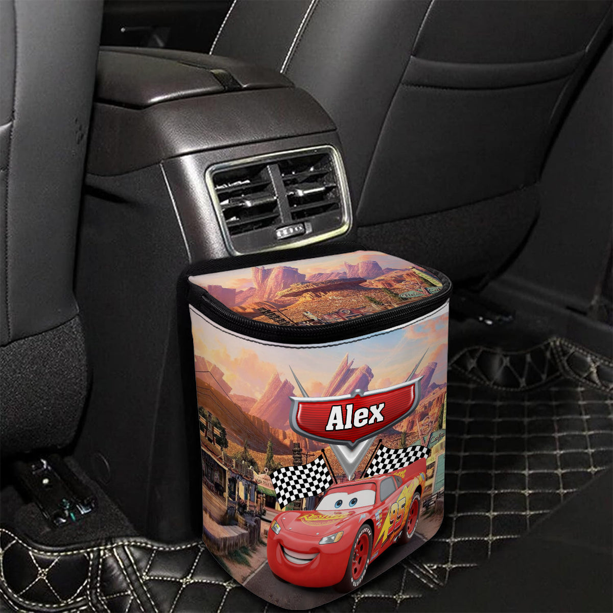Faster Than Fast - Personalized Cars Portable Car Trash Can/ Organizer