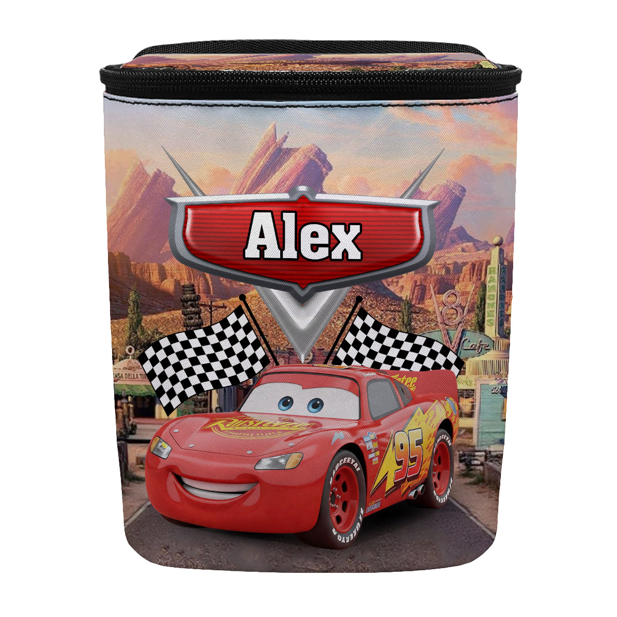 Faster Than Fast - Personalized Cars Portable Car Trash Can/ Organizer