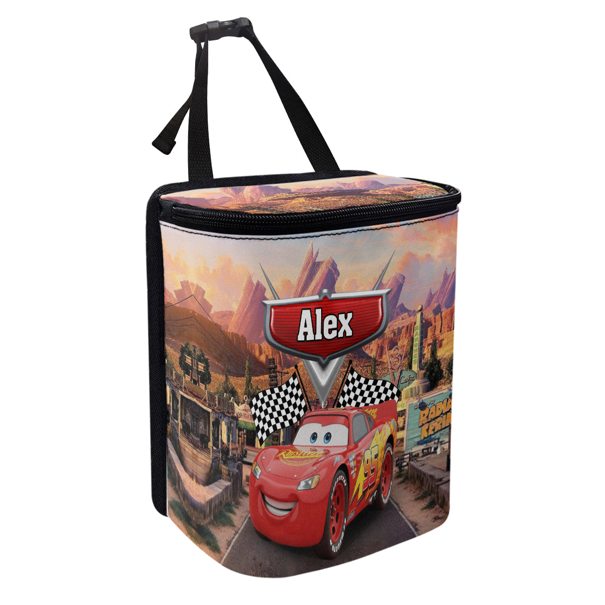 Faster Than Fast - Personalized Cars Portable Car Trash Can/ Organizer