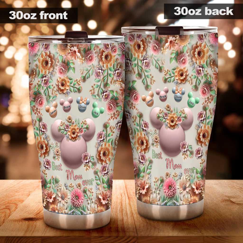 Best Mom Grandma Ever - Personalized Mouse Tumbler