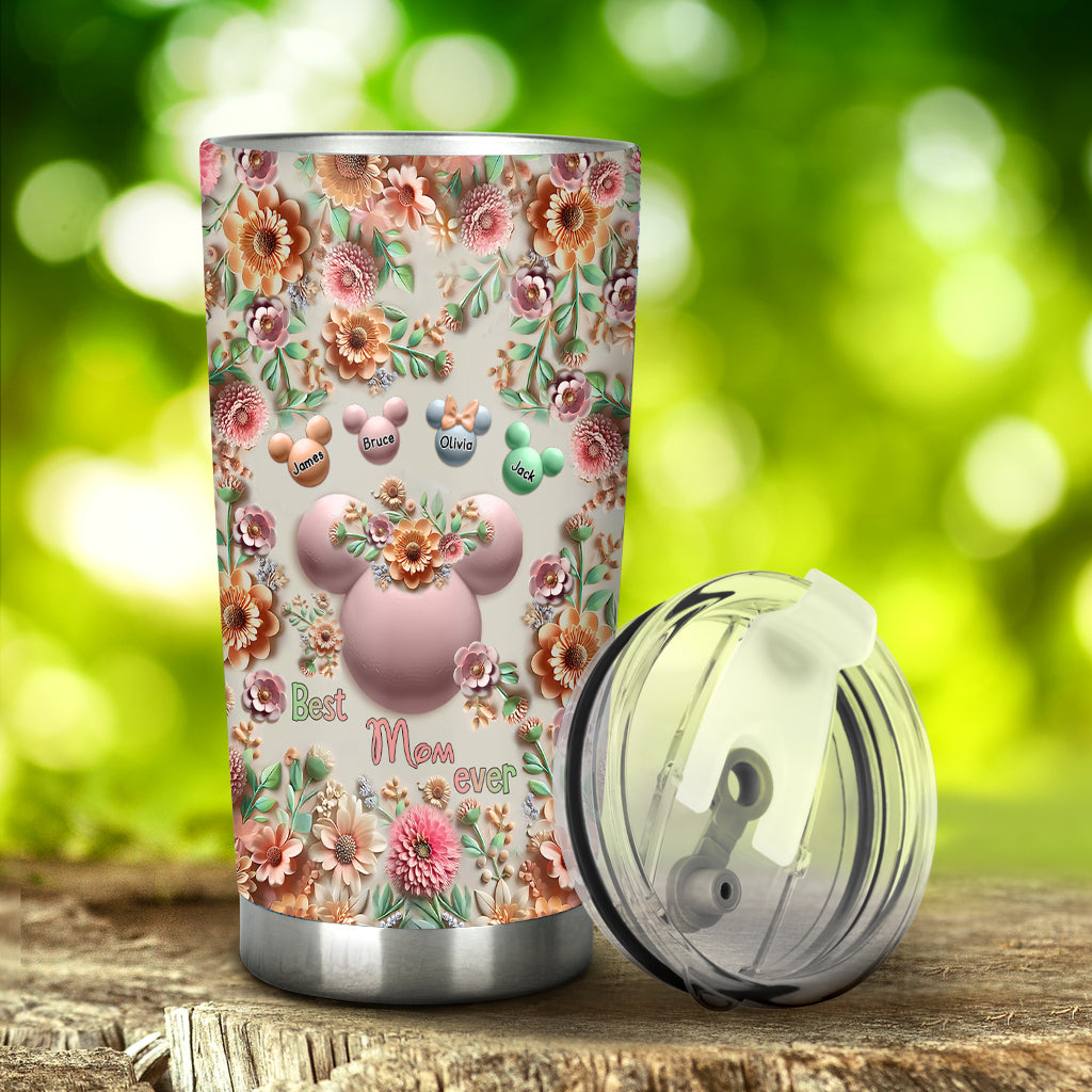 Best Mom Grandma Ever - Personalized Mouse Tumbler