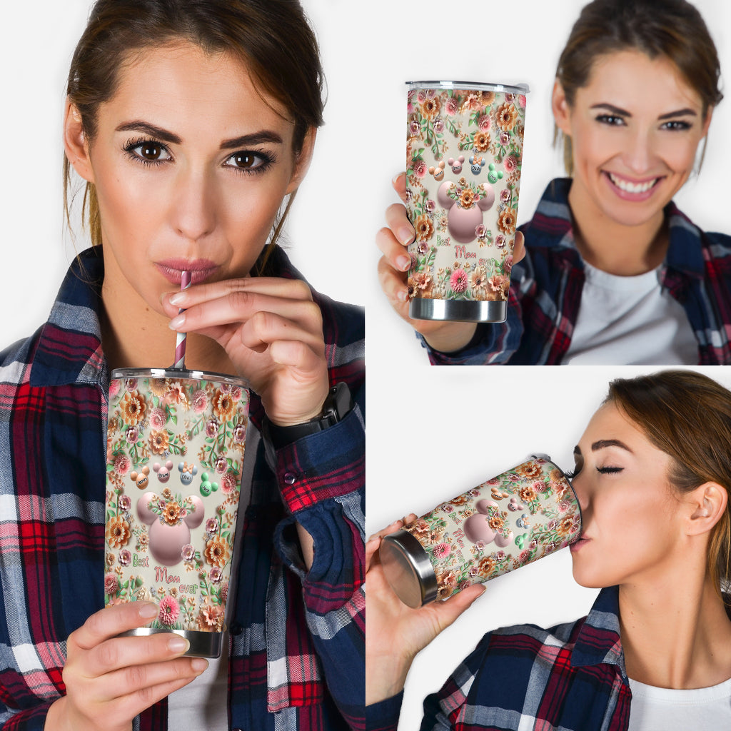 Best Mom Grandma Ever - Personalized Mouse Tumbler