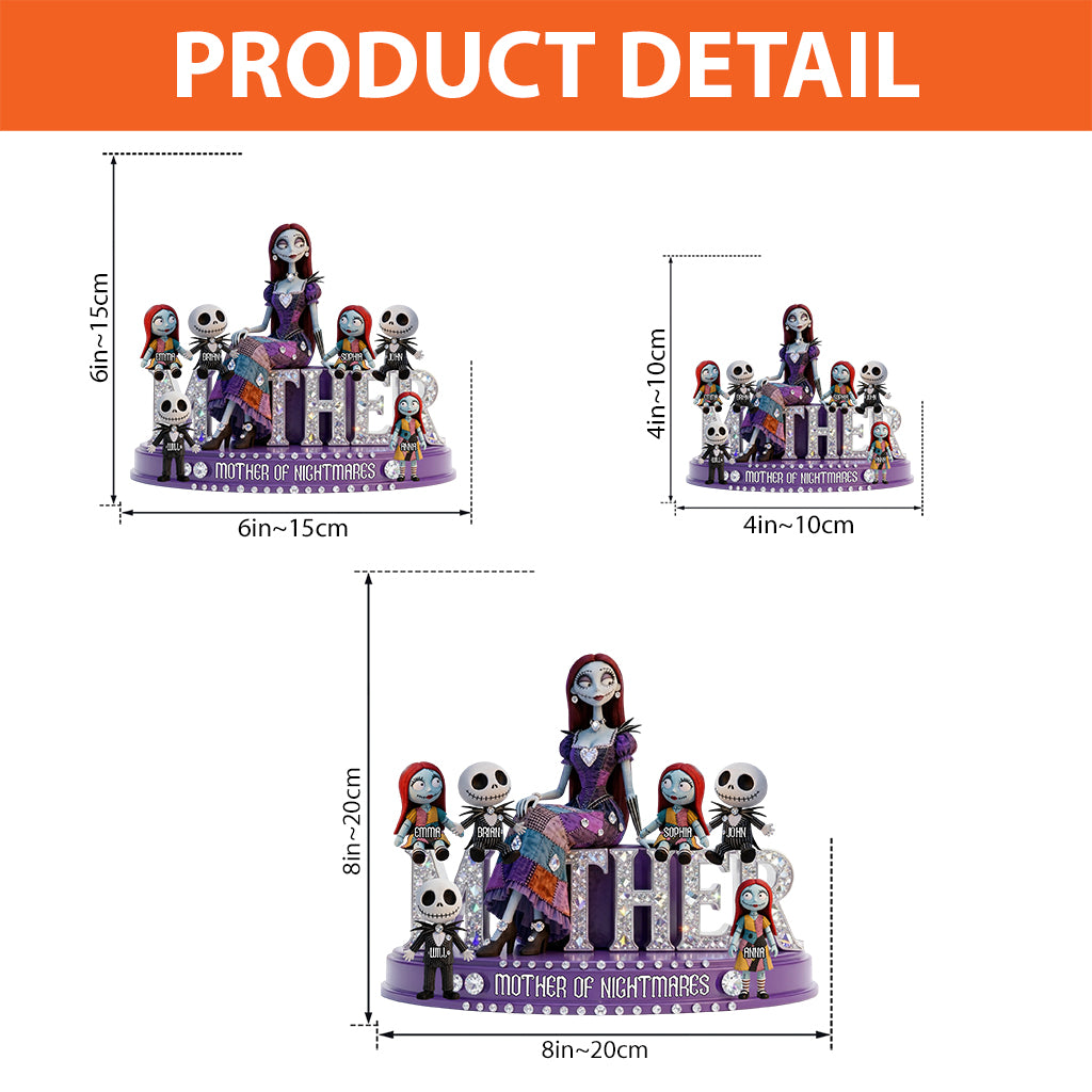 Mother Of Nightmares - Personalized Nightmare Custom Shaped Acrylic Plaque