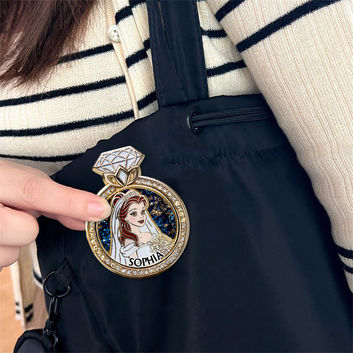 Tale As Old As Time - Personalized Couple Pin