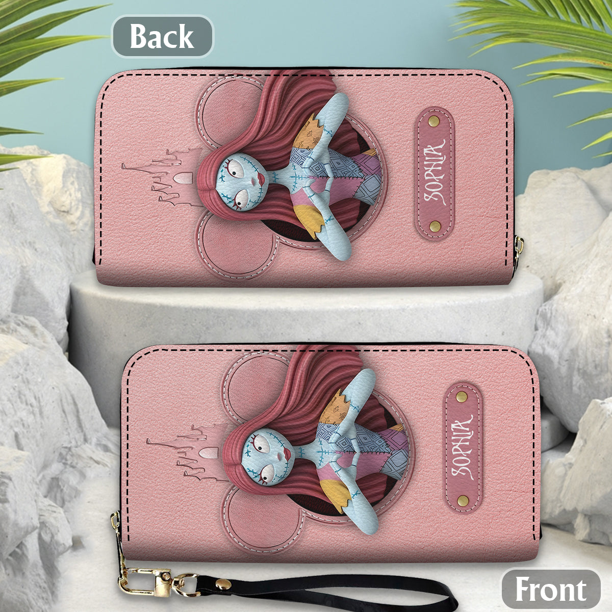 Nightmare - Personalized Nightmare Leather Long Wallet