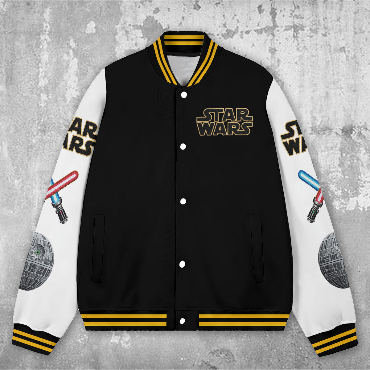 Alphabet Letters - Personalized The Force Varsity Jacket