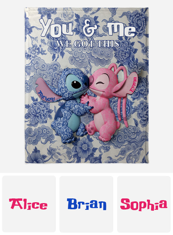 I Love You - Personalized Ohana Blanket