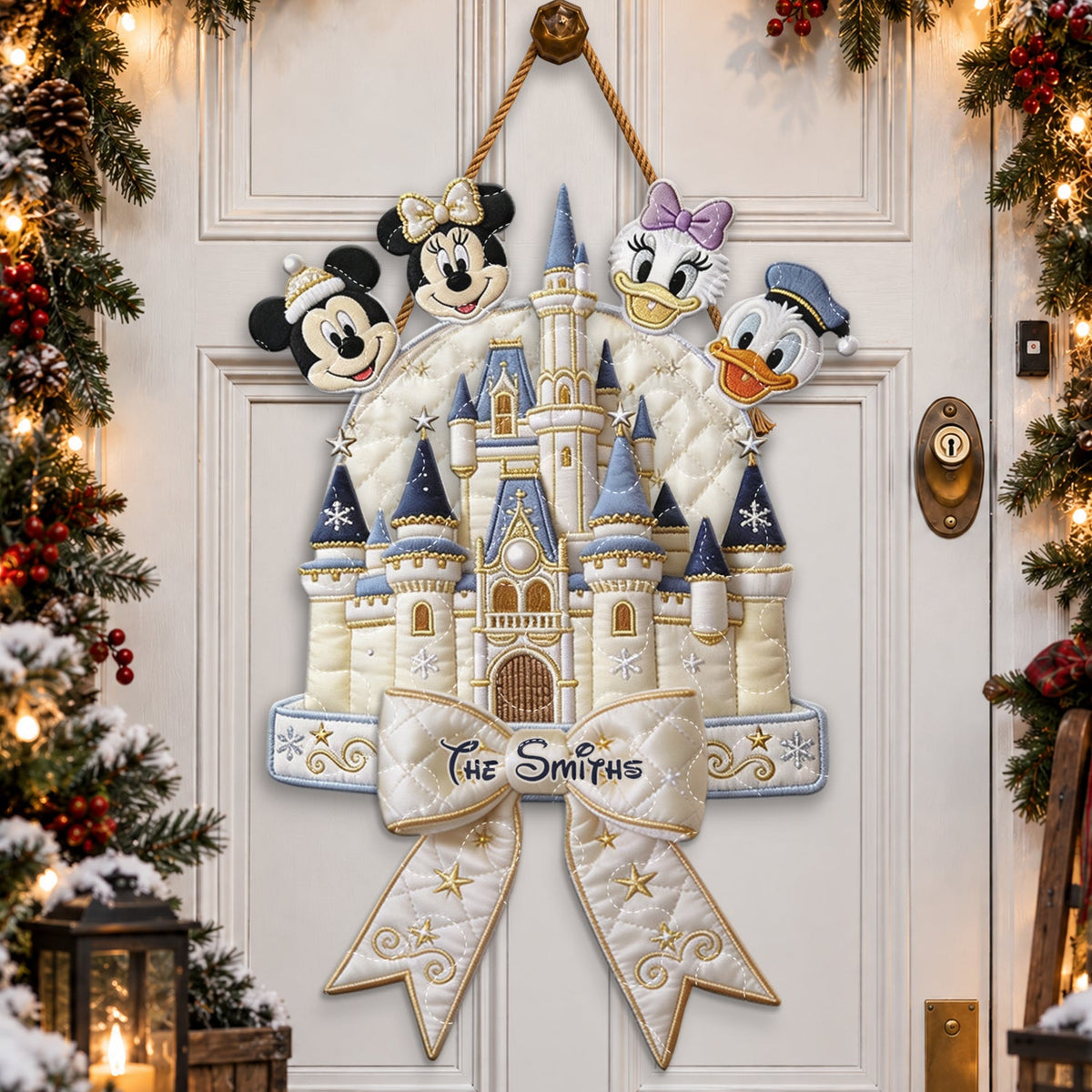 Magical Season - Personalized Dream Trip Quilted Door Hanger