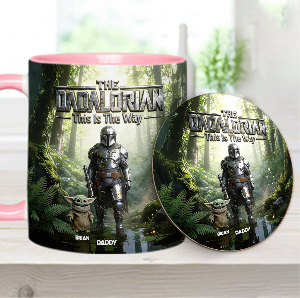 This Is The Way - Personalized The Force Accent Mug & Coaster