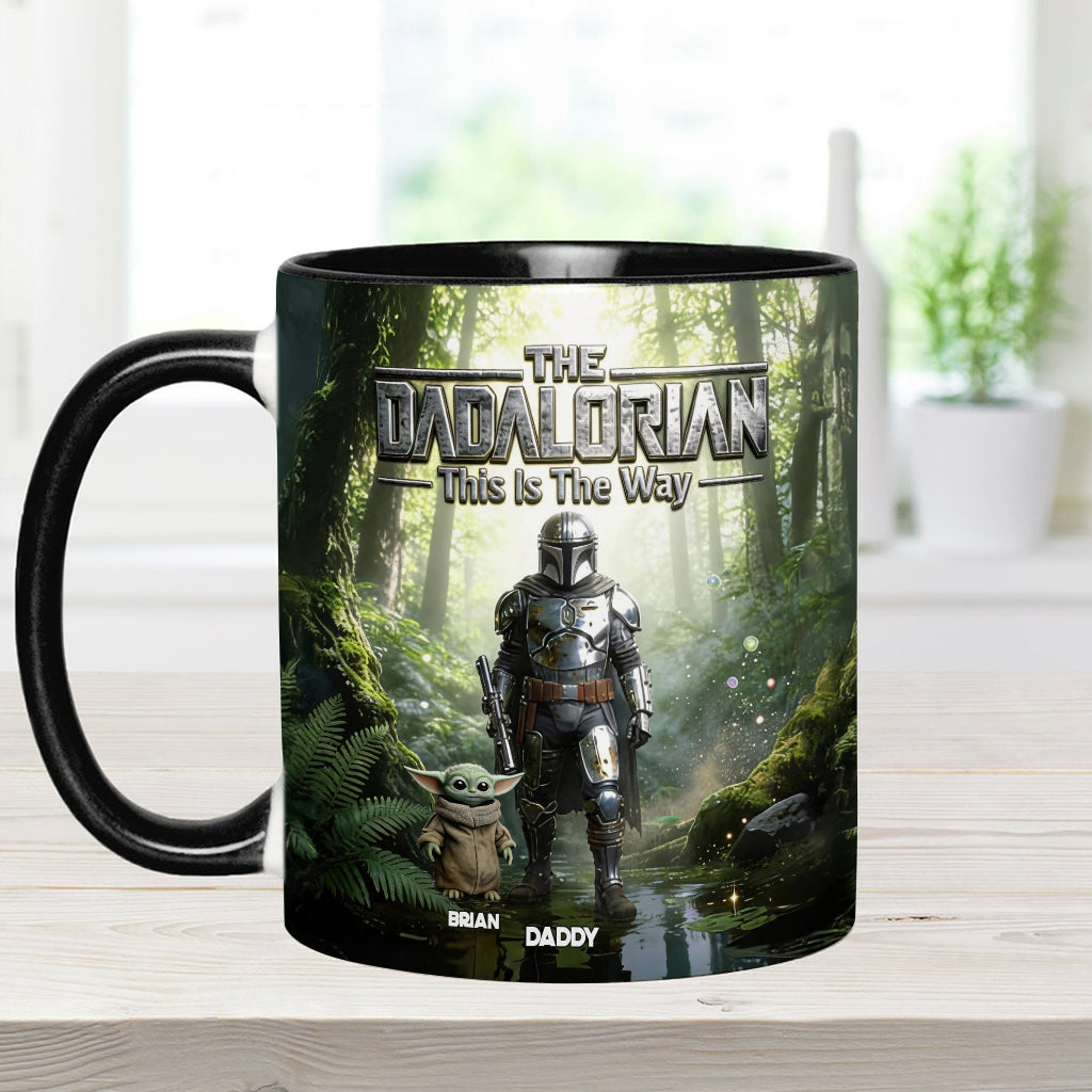 This Is The Way - Personalized The Force Accent Mug & Coaster