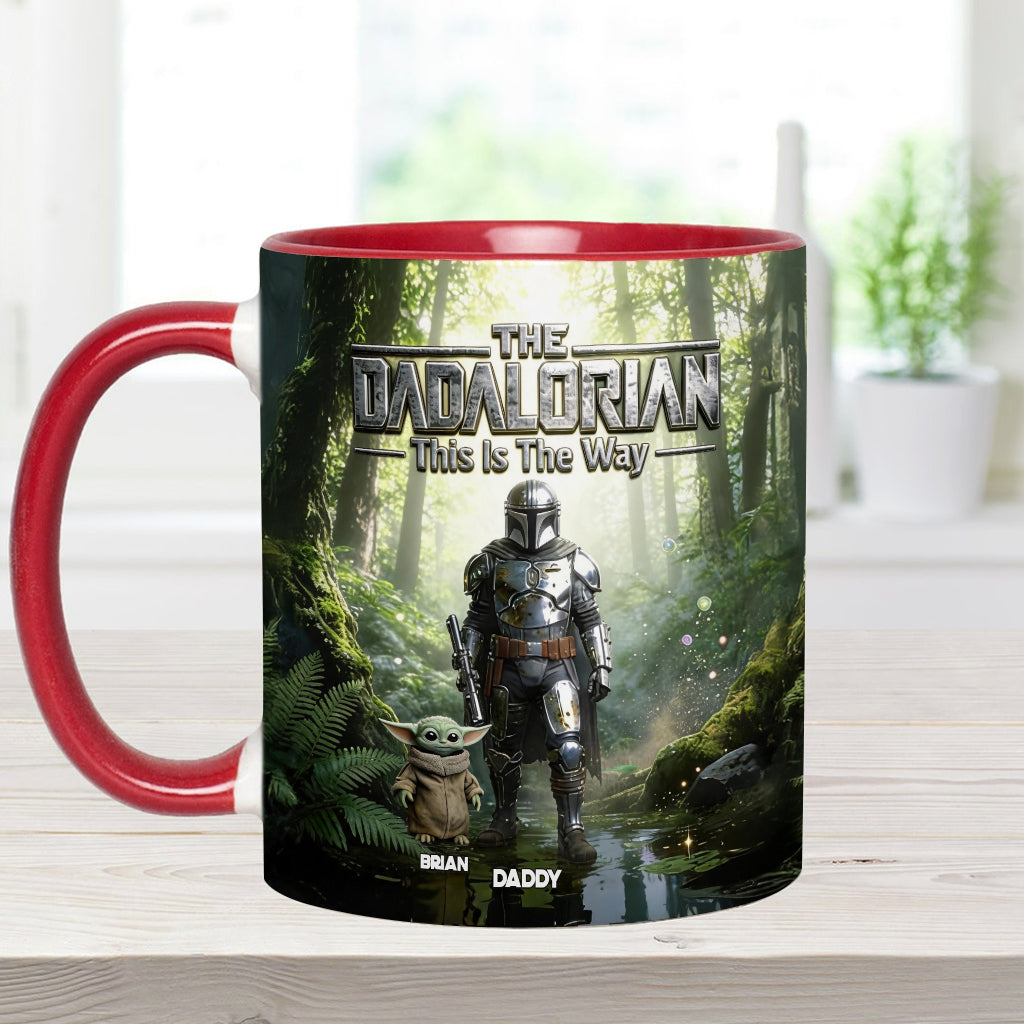This Is The Way - Personalized The Force Accent Mug & Coaster
