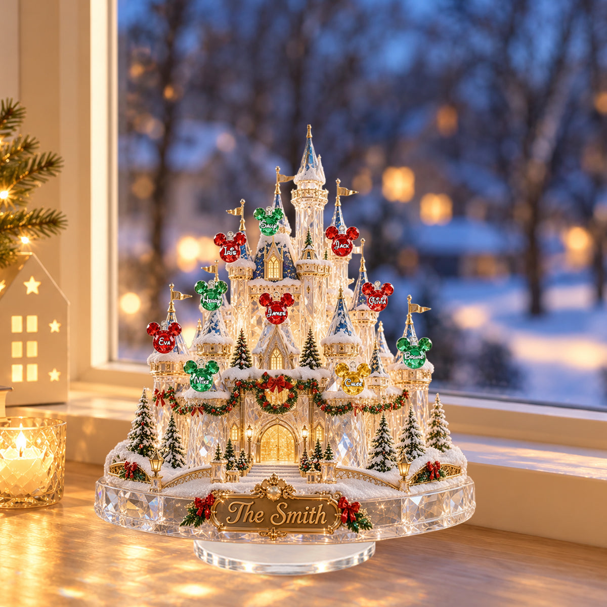 What A Magical Year - Personalized Mouse Light Up Standee With Charms