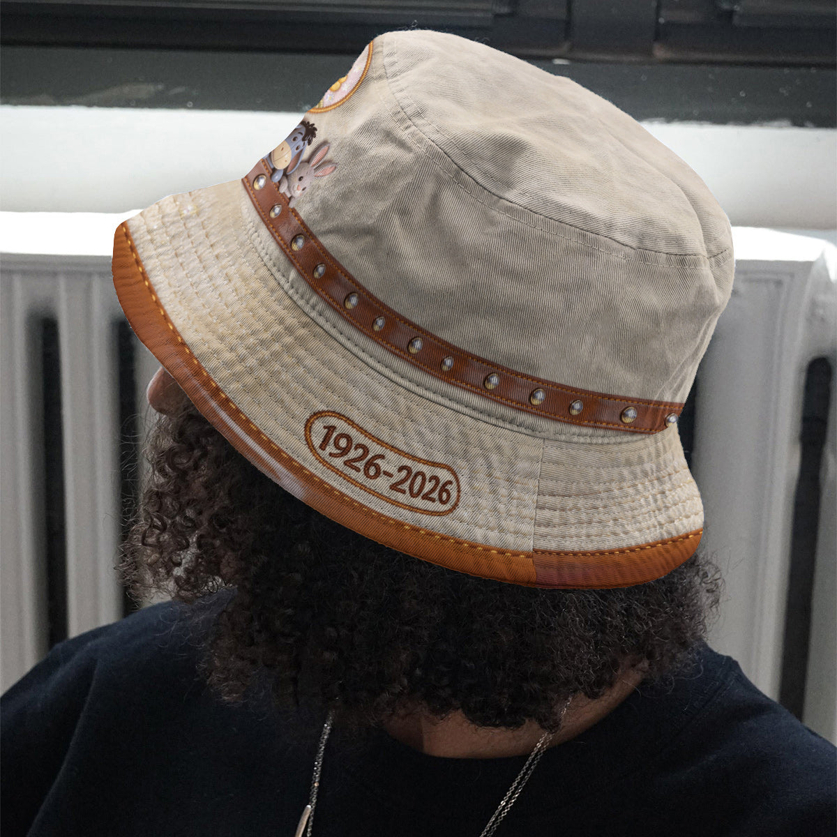 100th Anniversary Of Friendship - Personalized Yellow Bear Bucket Hat