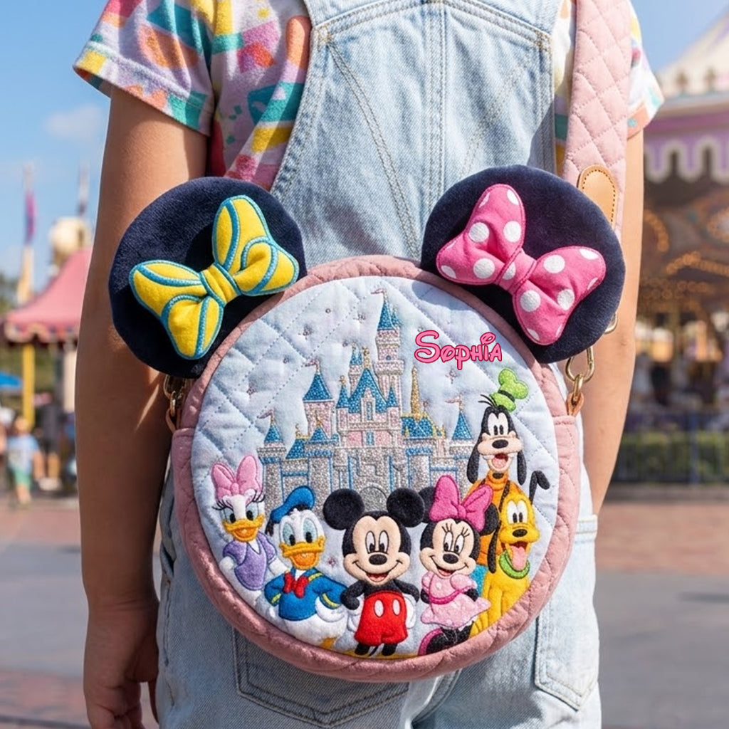 Magical Friend - Personalized Mouse Plush Crossbag