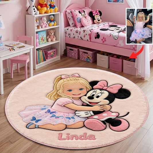 Magic Friends - Personalized Mouse Non-Slip Tufted Rug