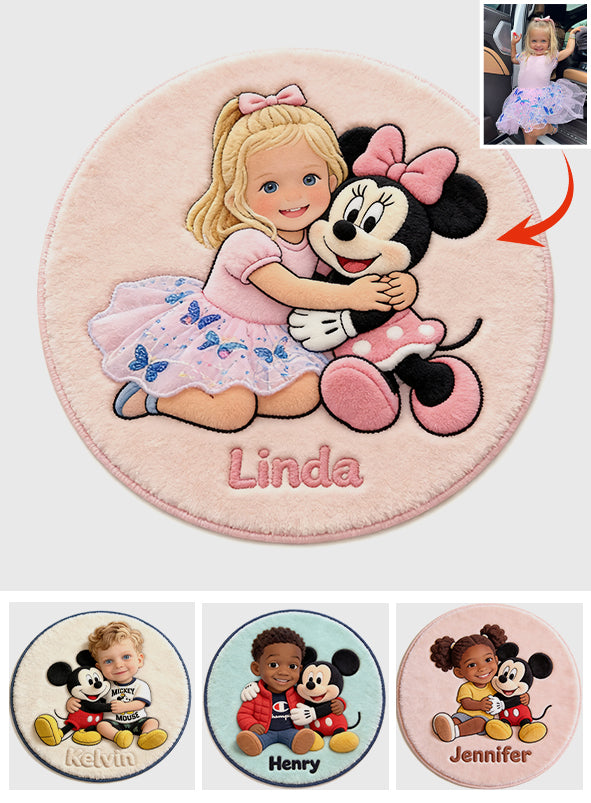 Magic Friends - Personalized Mouse Non-Slip Tufted Rug
