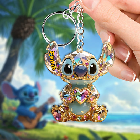 Ohana Means Family - Personalized Ohana Keychain