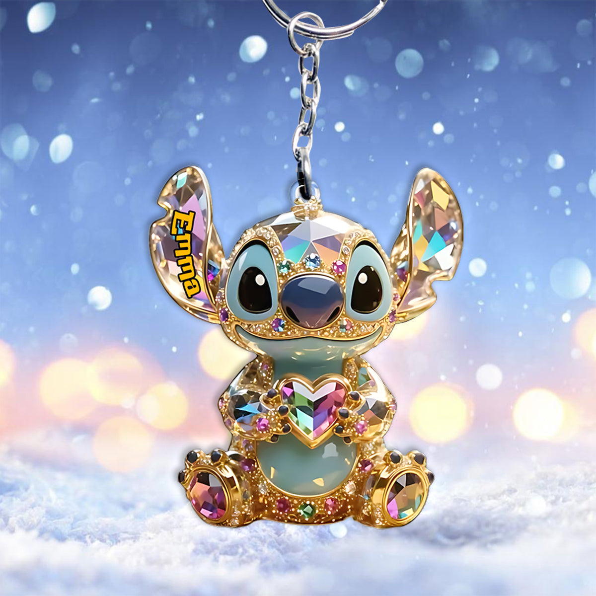 Ohana Means Family - Personalized Ohana Keychain