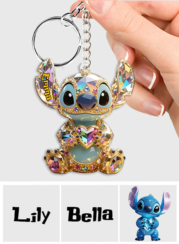 Ohana Means Family - Personalized Ohana Keychain