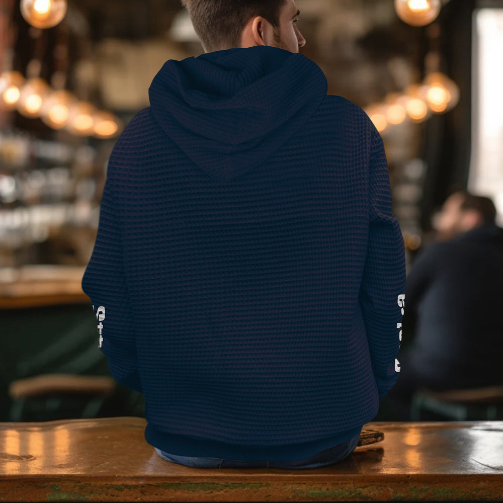 Ohana Means Family - Personalized Ohana Waffle Hoodie