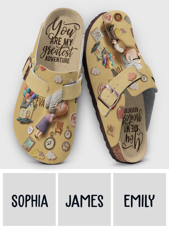 You Are My Greatest Adventure - Personalized Mouse Clogs With Arch Support