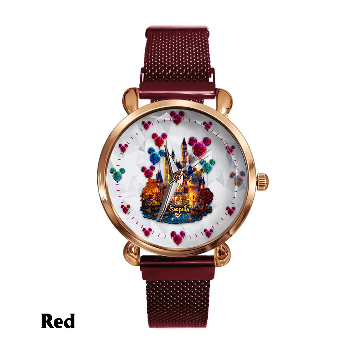 Magical Night - Personalized Mouse Women Hand Watch