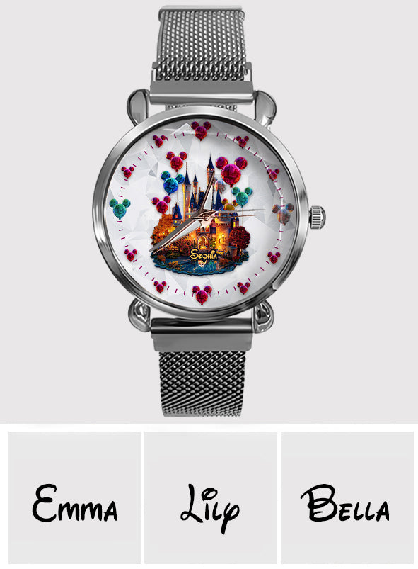 Magical Night - Personalized Mouse Women Hand Watch