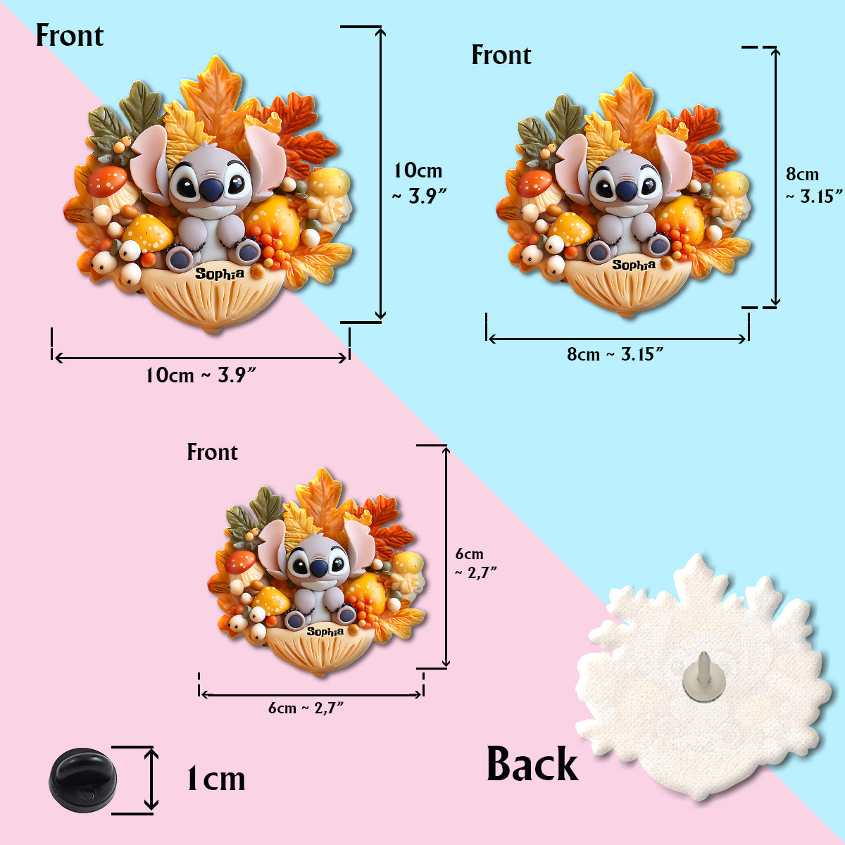 It's The Most Wonderful Time Of The Year - Personalized Ohana Pin