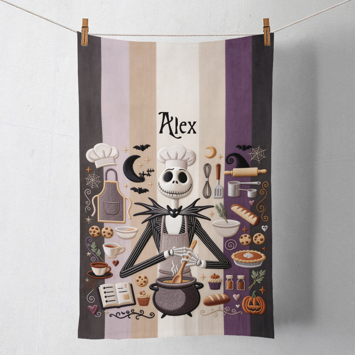 Halloween Cooking - Personalized Nightmare Towel