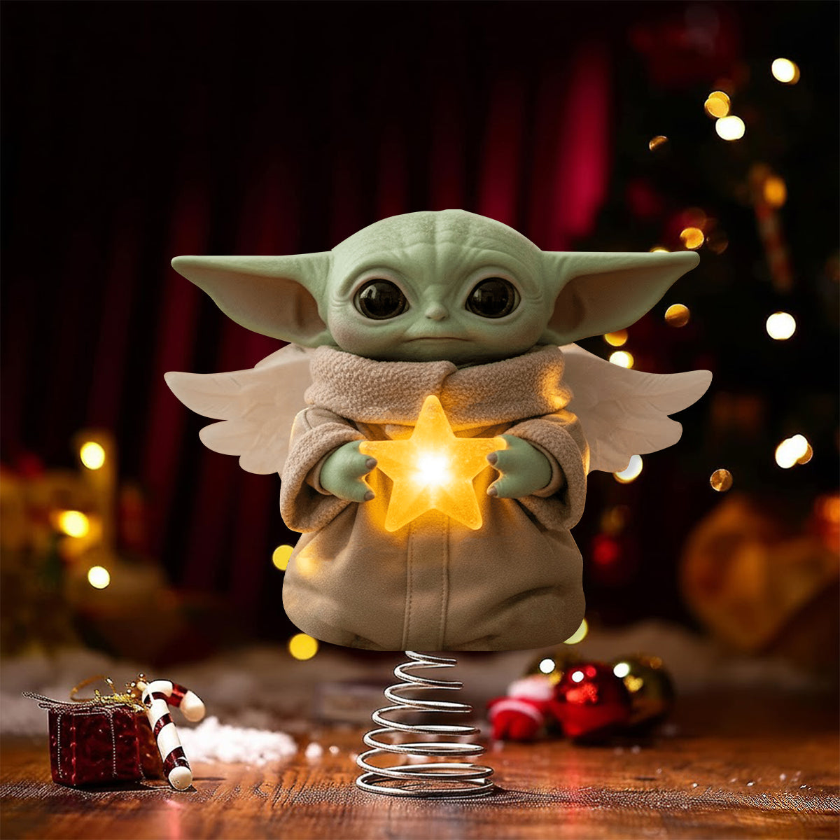 Merry Christmas - The Force LED Light Tree Topper