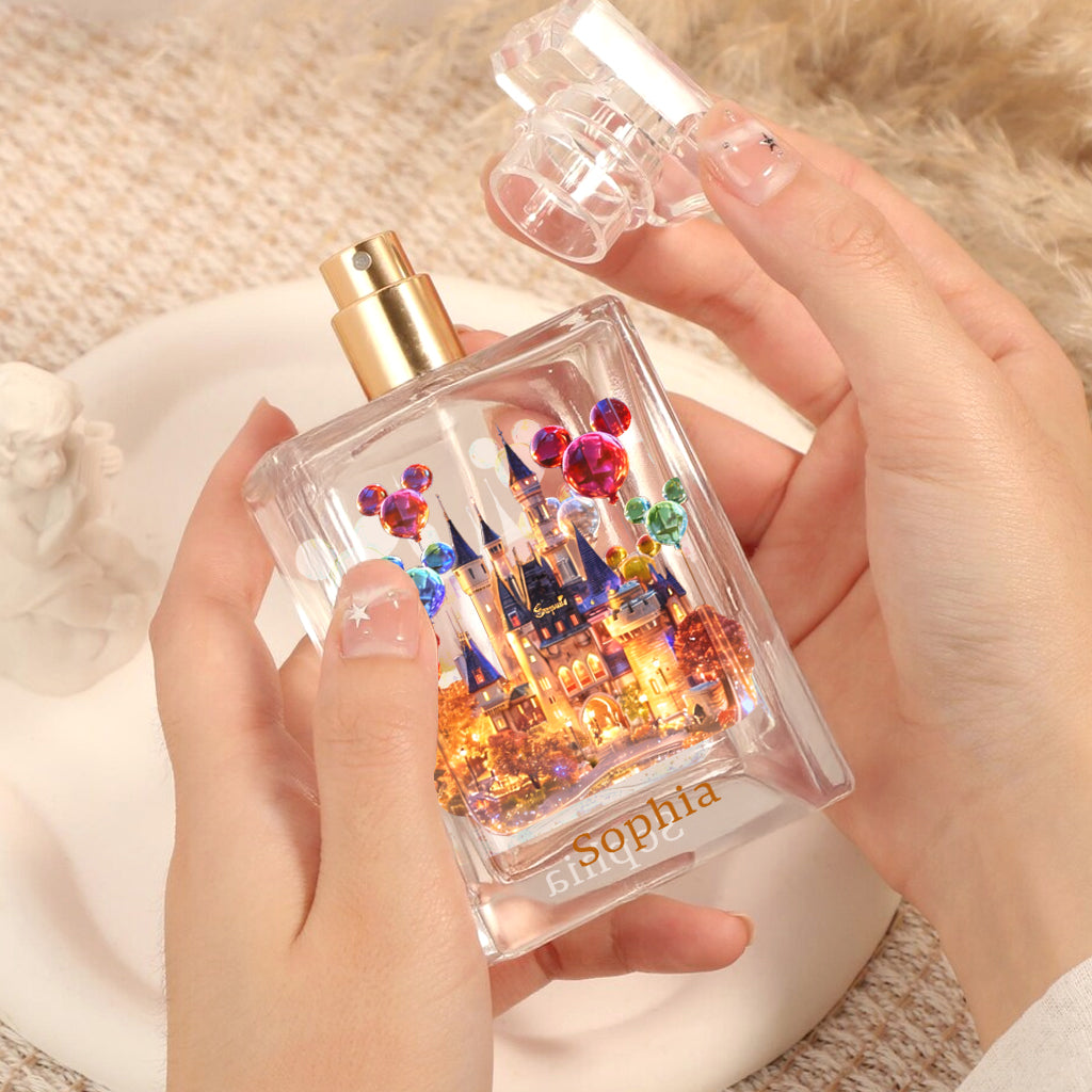 Magical Castle - Personalized Dream Trip Refillable Perfume Bottle