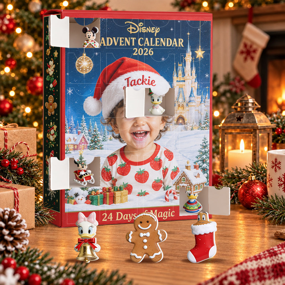 24 Days of Magic - Personalized Mouse Advent Calendar With 3D Collectibles