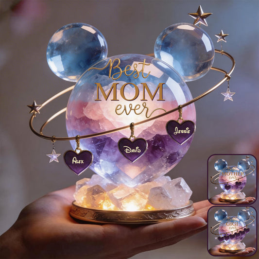 Best Nana Ever - Personalized Mouse Custom Shaped Acrylic Plaque