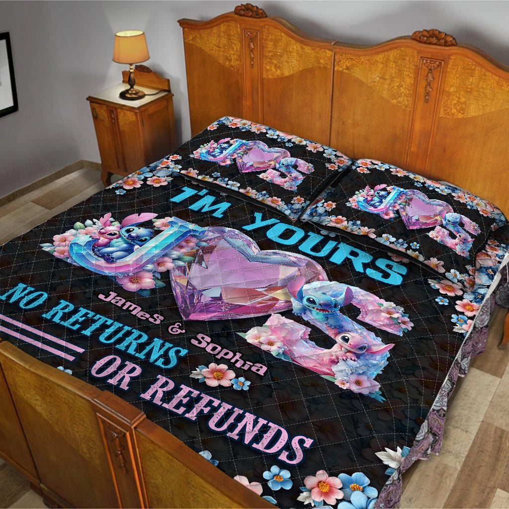 Ohana Letter - Personalized Ohana Quilt Set