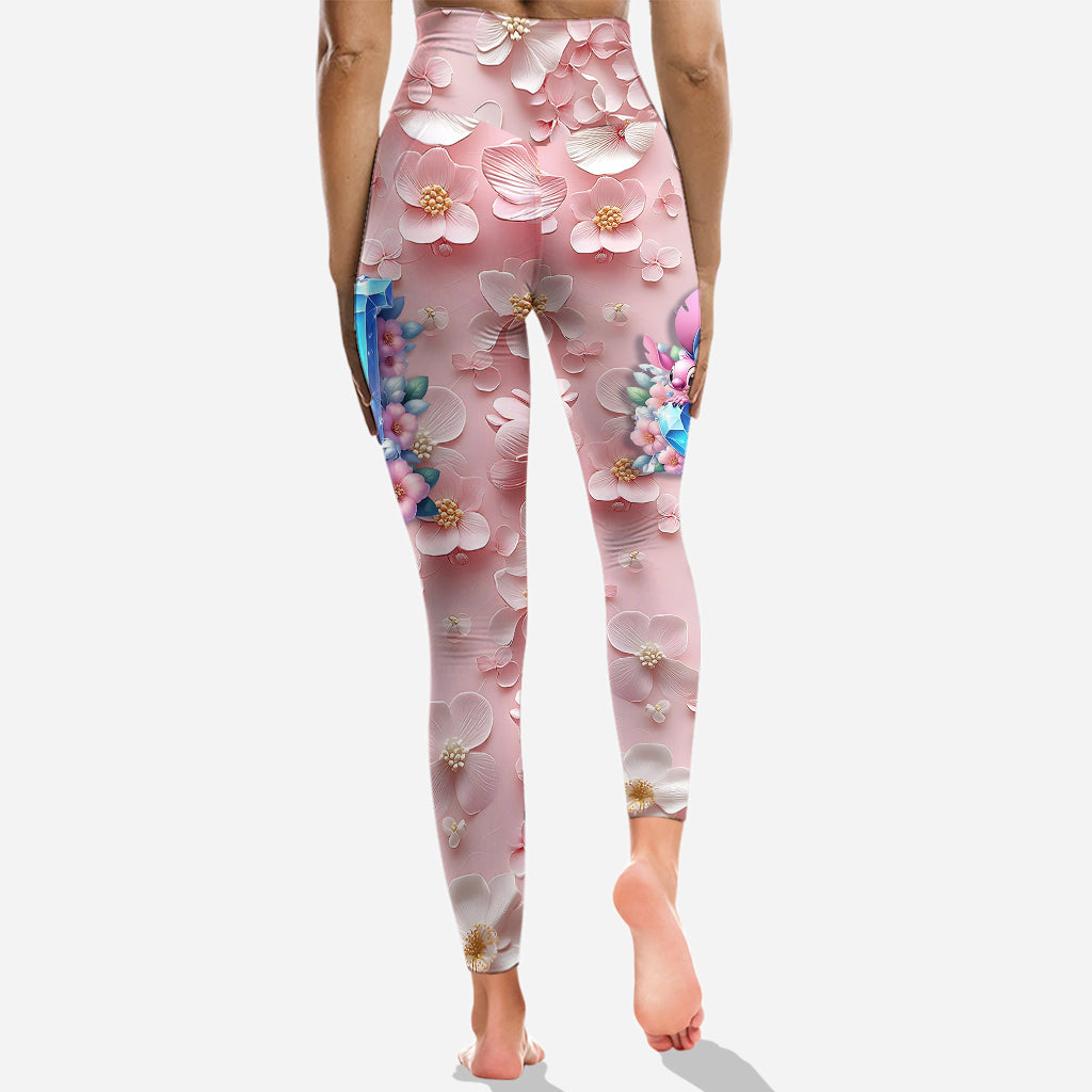 Floral Ohana - Personalized Ohana Hoodie and Leggings