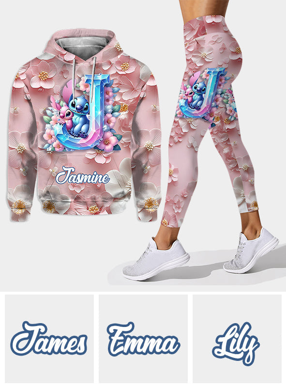 Floral Ohana - Personalized Ohana Hoodie and Leggings