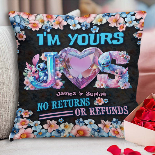 Ohana Letter - Personalized Ohana Throw Pillow
