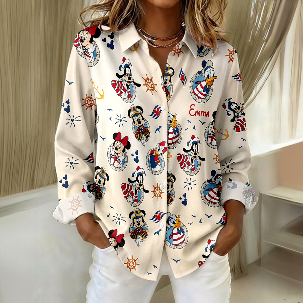Cruise Time - Personalized Dream Cruise Button-Up Shirt